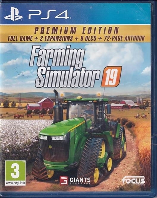 Farming Simulator 19 Premium Edition - PS4 (B Grade) (Genbrug)